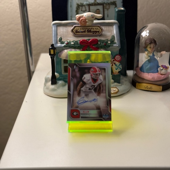 CJ Allen 2025 Bowman Chrome University Football 1st Base Auto Georgia Bulldogs - Picture 7 of 7